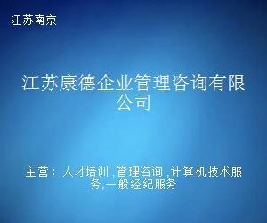江蘇康德企業管理咨詢 專業驅動，賦能江蘇信息技術咨詢服務升級